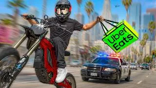 Thumbnail: Uber Eats on a $10,000 Race Bike