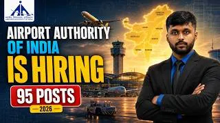 Thumbnail: Airport Authority of India Apprentice 2026 ✈️ Exclusive for North East Candidates| Apply Before 28th