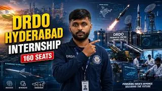 Thumbnail: DRDO Hyderabad Internship 2026 | Paid Opportunity for Engineers