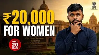 Thumbnail: The Government Is Paying Women ₹20,000/Month (Most People Don't Know This Exists)