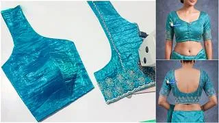 Thumbnail: Padded Princess Cut Blouse Design| Princess Cut Blouse Design | Padded Blouse Design