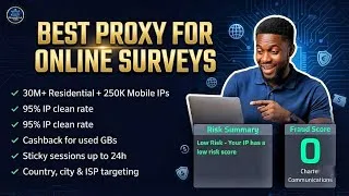 Thumbnail: BEST TOP 1 PROXY FOR ONLINE SURVEYS, REMOTE JOBS, OUTLIER AND MORE 