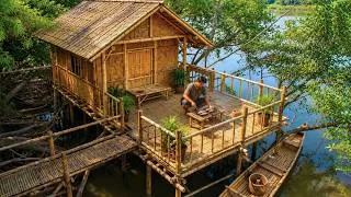 Thumbnail: Solo Survival: Building a Bamboo River House from Scratch – Part 1
