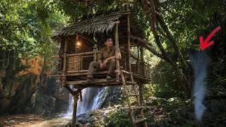 Thumbnail: Building a High Survival Shelter to Escape the Dangers of the Jungle