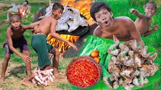 Thumbnail: Survival Skills - Cooking Chicken Wing At Jungle