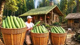 Thumbnail: Expanding My Huge Self Sufficient Farm And Harvesting Loofah To Hire Workers And Build A Better Life