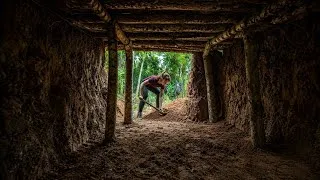 Thumbnail: Building a Timber-Reinforced Earth Shelter in the Rainforest