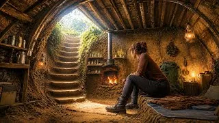 Thumbnail: Digging the Earth to Build a Shelter, Reinforced with Strong Timber