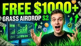 Thumbnail: GRASS Airdrop 2026 — How to Claim FREE Tokens on Solana (Full Guide) 🌿