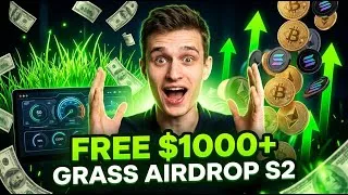 Thumbnail: GRASS Airdrop Season 2 — How to Claim FREE $GRASS Tokens 2026 (Full Guide)
