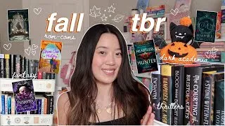 Thumbnail: FALL TBR 🍂📙 fantasy, romance, thriller, & more cozy books to read this autumn!
