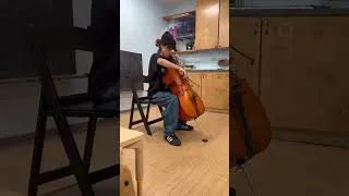 Thumbnail: Practicing cello
