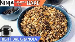 Thumbnail: HIGH FIBRE GRANOLA *BAKE* NINJA FOODI Recipe | Simple Easy Breakfast Recipe