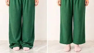 Thumbnail: Pants Too Long? 👉 Do This For A Clean Hem