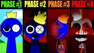 Thumbnail: Phase 1 VS Phase 2 VS Phase 3 VS PHASE 4 in Rainbow Friends (Incredibox - Sprunki)