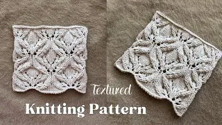 Thumbnail: Knitting pattern : Textured stitch tutorial 🧶✨