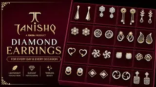 Thumbnail: Tanishq Lightweight 18kt & 14kt Diamond Earrings designs with Wt. & Price||Starting from 1gram 2026✨