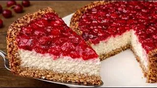 Thumbnail: Oatmeal, Cottage Cheese and Cherry! Healthy Cheesecake Without Flour and Sugar!