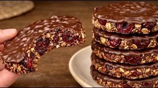 Thumbnail: I Don't Eat Sugar! Healthy and Delicious Oatmeal Cookies in 15 minutes! No Flour!