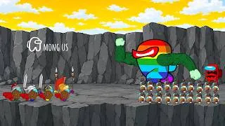 Thumbnail: Among US VS Giant Rainrbow Crewmate | 어몽어스 AMONG US FUNNY ANIMATION