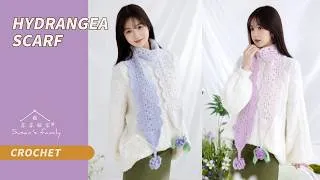 Thumbnail: Hydrangea Scarf Crochet Tutorial | Susan's Family