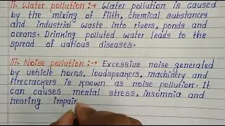 Thumbnail: How to Write English Essay on Types of Pollution | Write English Essay on Types of Pollution