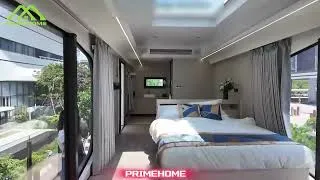 Thumbnail: PrimeHome Space Capsule Interior Tour | Modern Modular Living Space