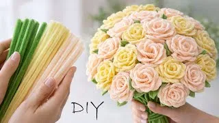 Thumbnail: Amazing and Cute Simple Way to Make Roses from Chenille Wire Pipe Cleaner Flowers