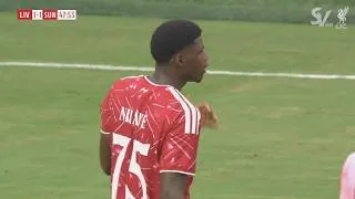 Thumbnail: Mor Talla Ndiaye Liverpool First Team DEBUT vs Sunderland | 26/27