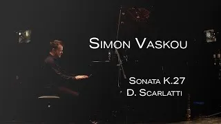 Thumbnail: Scarlatti Sonata K 27 - Simon Vaskou, piano