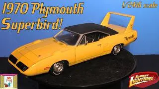 Thumbnail: 1970 Plymouth Superbird 1/24th scale Diecast Model! (Johnny Lightning)