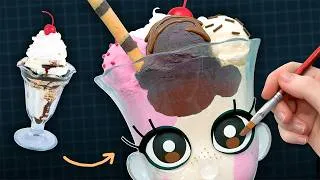 Thumbnail: creating an *ICE CREAM SUNDAE GIRL* sculpture