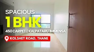 Thumbnail: Spacious 1 BHK For Sale In Kalpataru Immensa, Kolshet Road, Thane | Next to Grand Central Park 