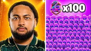 Thumbnail: Can 100 IRIDESCENT Players Beat HISOKA?