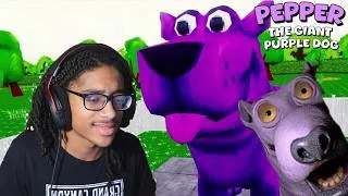 Thumbnail: I don't like being called a good boy anymore..... [Pepper The Giant Purple Dog Demo]