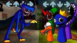 Thumbnail: huggy wuggy vs sprunki rainbow friends