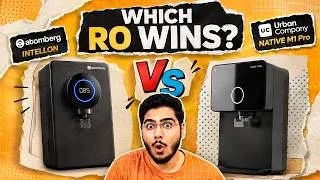Thumbnail: Best RO Purifier in 2026? Atomberg Intellon vs Native M1 Pro by Urban Company