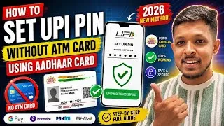 Thumbnail: How to Set UPI PIN Without ATM Card Using Aadhaar Card (2026) | Step-by-Step Guide