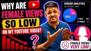 Thumbnail: Why Are Female Views So Low on YouTube? 😱 | How to Increase Female Audience