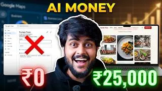 Thumbnail: Earn ₹25,000/Month Building AI Websites for Local Businesses (No Code Tutorial) | Replit