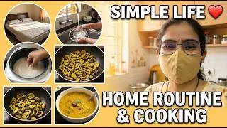 Thumbnail: Simple Telugu Daily Routine | Kakarakaya Fry & Pappu Cooking | Swathi Simple Life