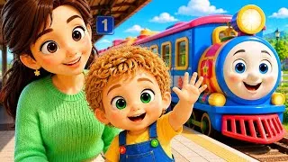 Thumbnail: Wheels on the Train | Fun Nursery Rhyme for Toddlers | Nursery Rhymes & Kids Songs