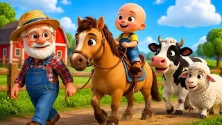 Thumbnail: Old MacDonald Had a Farm NEW Version | Learn Farm Animal Sounds | Nursery Rhymes & Kids Songs