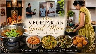 Thumbnail: నాన్న & పెదనాన్న కోసం Vegetarian Guest Menu Preparations 💁‍♀️| Few Real Talks😊| Easy Carrot Halwa 😋