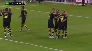 Thumbnail: Shamrock Rovers (IRL) vs AIK (SWE) 0 - 1 goal Daniel Sundgren