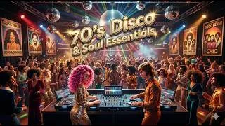 Thumbnail: 70s Disco & Soul Essentials 🕺 💃 ✨ 🌈