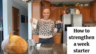 Thumbnail: How to strengthen a weak sourdough starter.