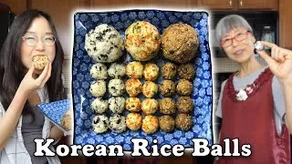 Thumbnail: KOREAN RICE BALLS (Jumeokbap) ft Dried Seaweed & Black Garlic