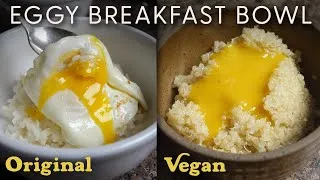 Thumbnail: Easy & Eggy Korean Breakfast Bowl 🍳 Original VERSUS Vegan Recipes!