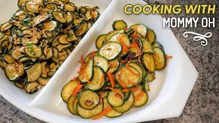 Thumbnail: VEGAN STIR FRIED ZUCCHINI 🥒 Simple Korean Food Recipe